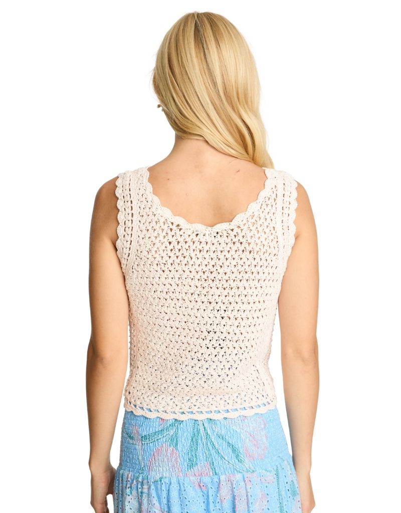 Nori Top in Peach Dust