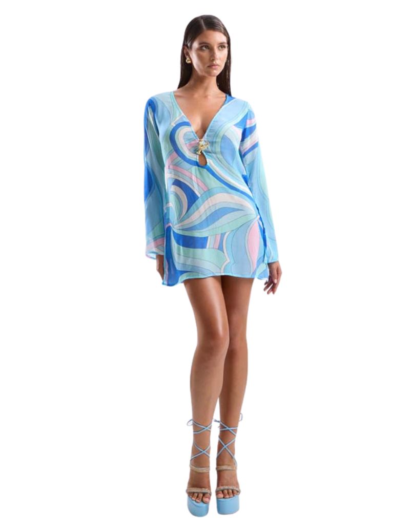 Cin Cin | Lulu Lobster Dress Dolce Blue