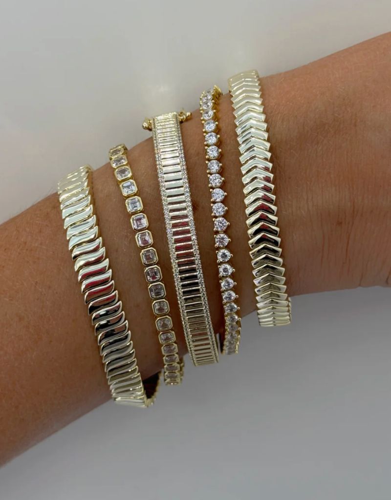 The Wave Stretchy Bracelet Gold