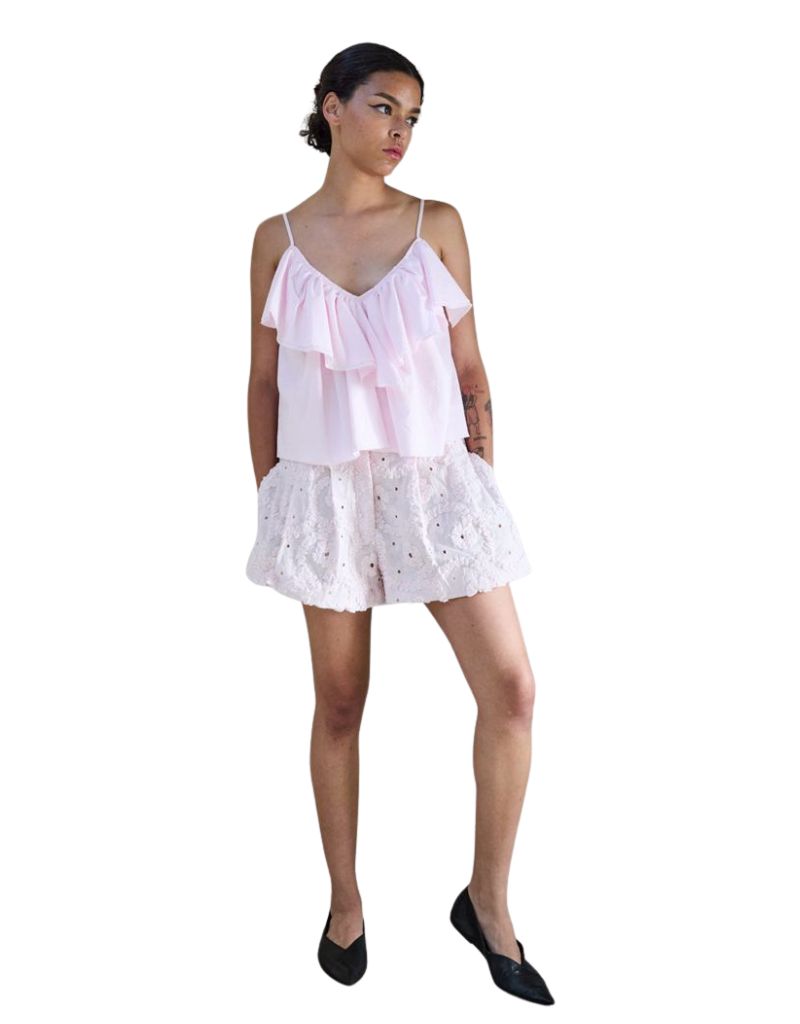 Flared Shorts Bliss Eyelet