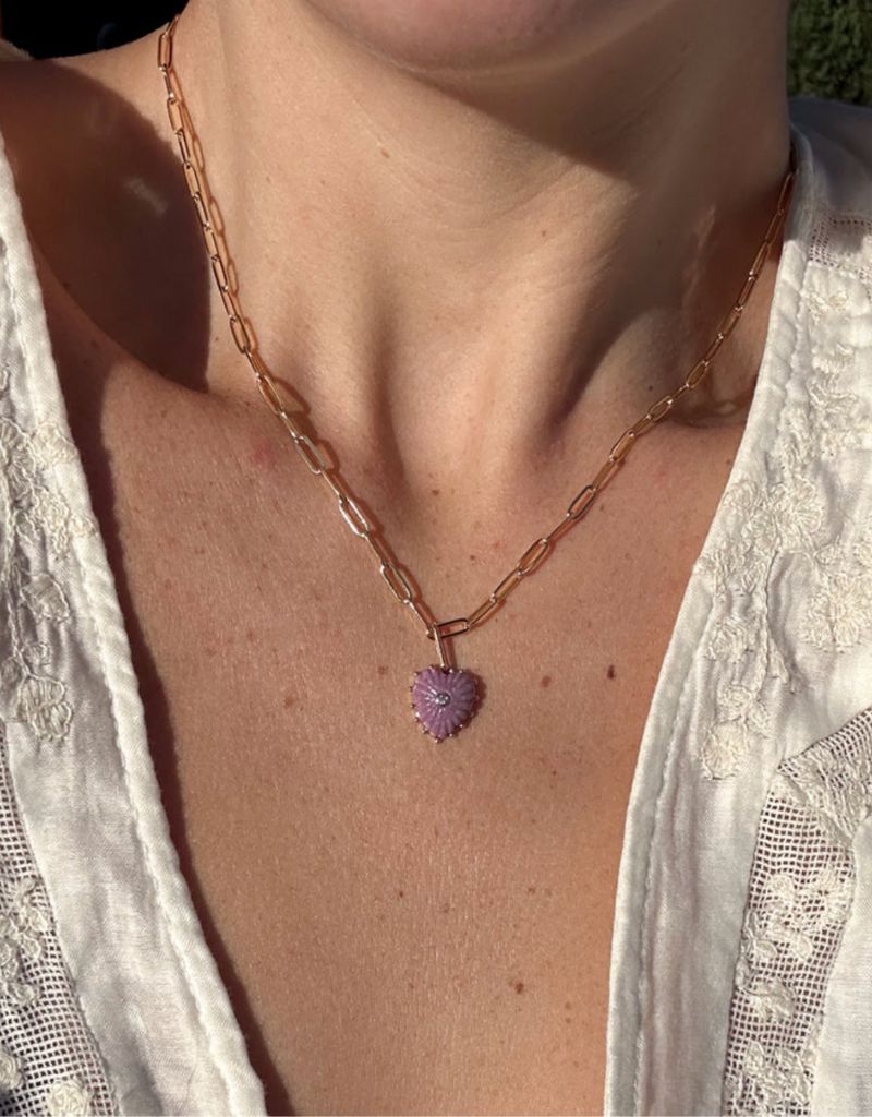 Isabel Purple Mica Charm