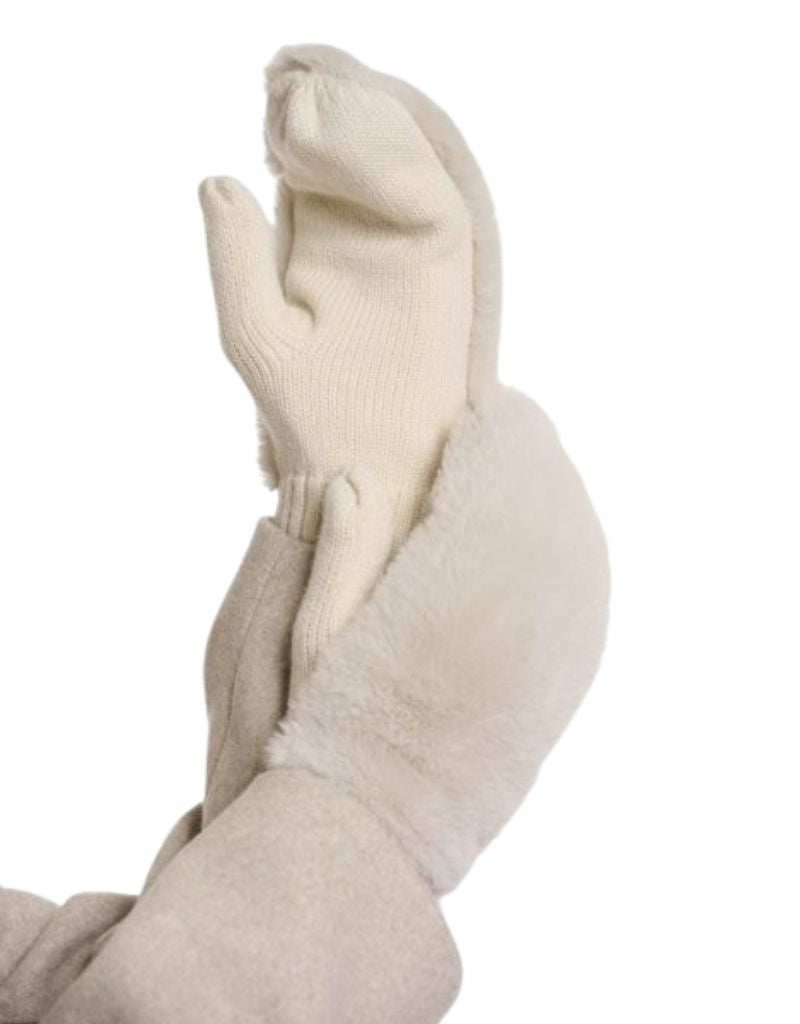 Oxo Faux Fur Gloves Birch
