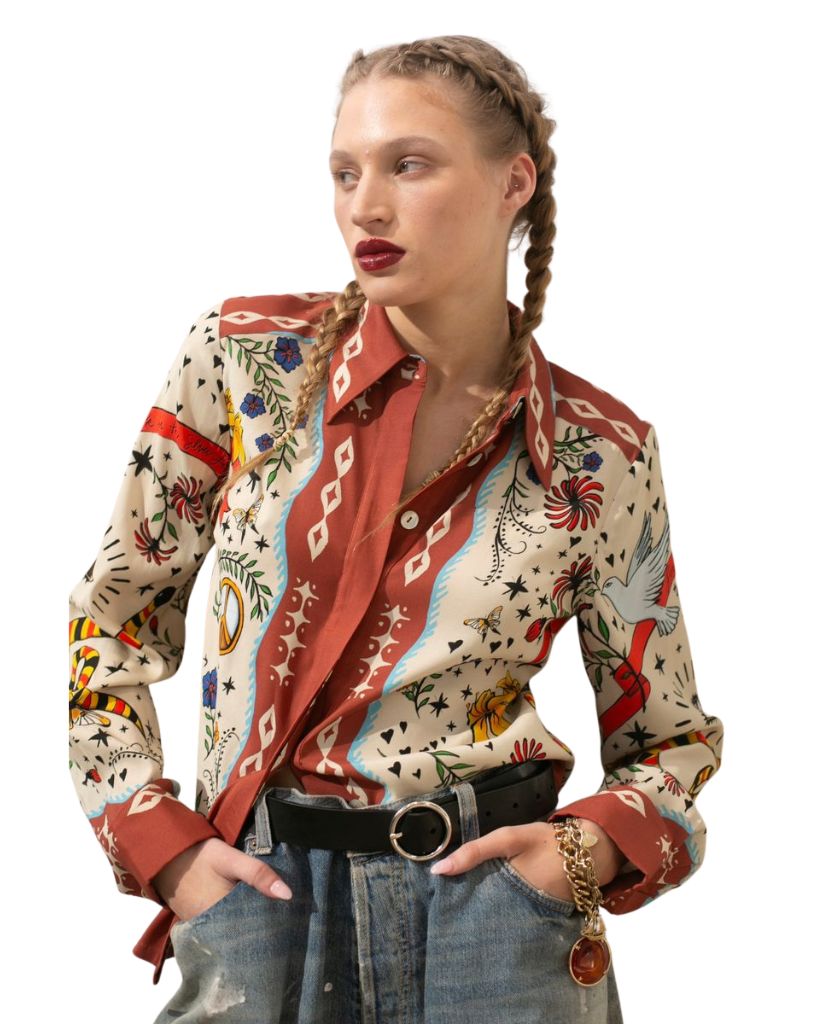 French Cuff Shirt Curio Scarf