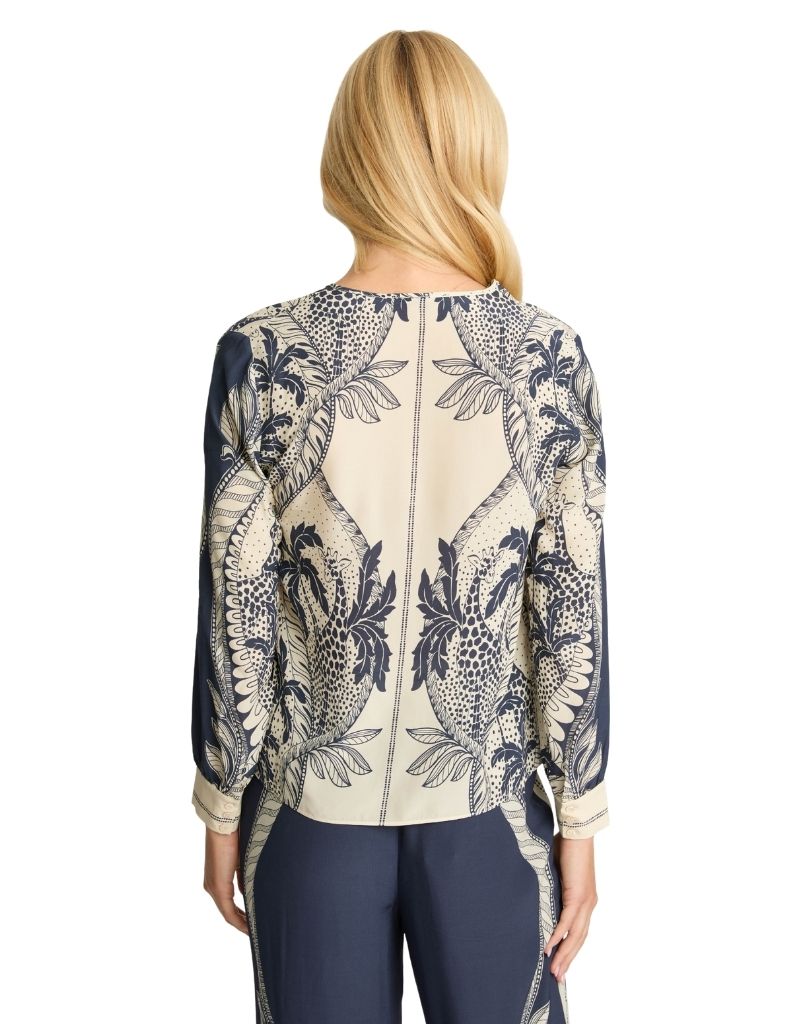 Fern Top in Ink Island