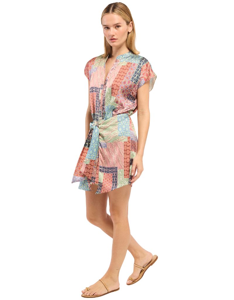 Mika Dress Oasis Patchwork