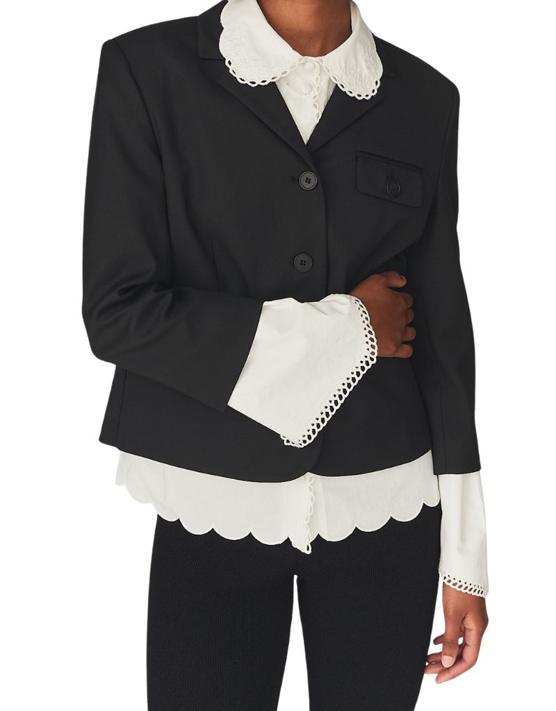 Kirsten Collar Shirt White