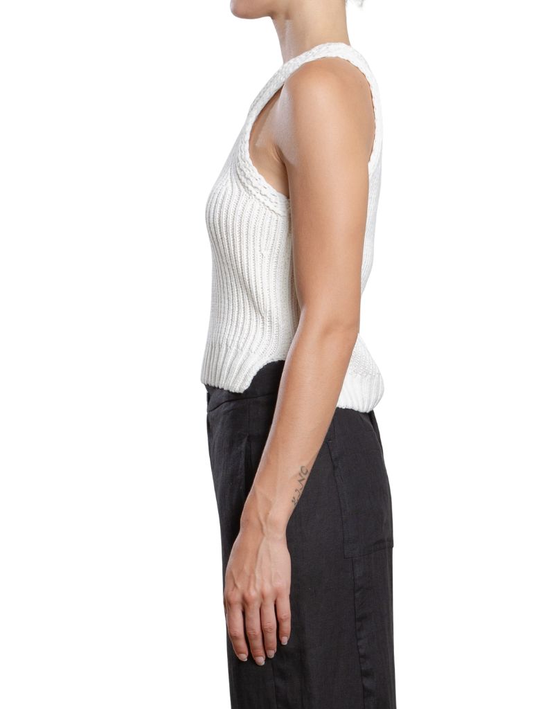 Cecil Tank Sweater Ivory PS26