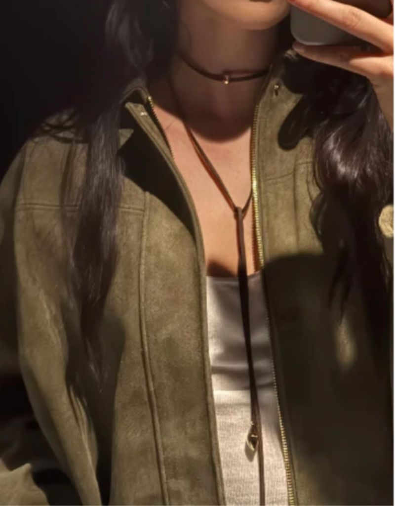 4047N Hannah Necklace Gold Brown