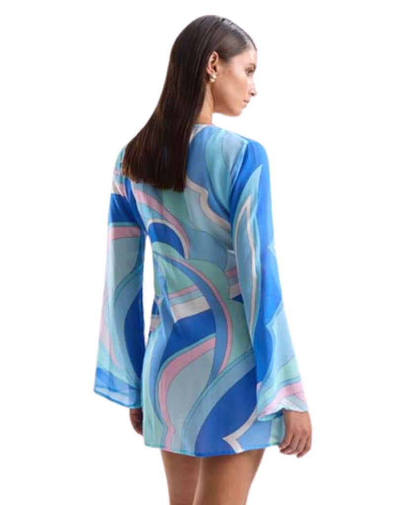 Lulu Lobster Dress Dolce Blue