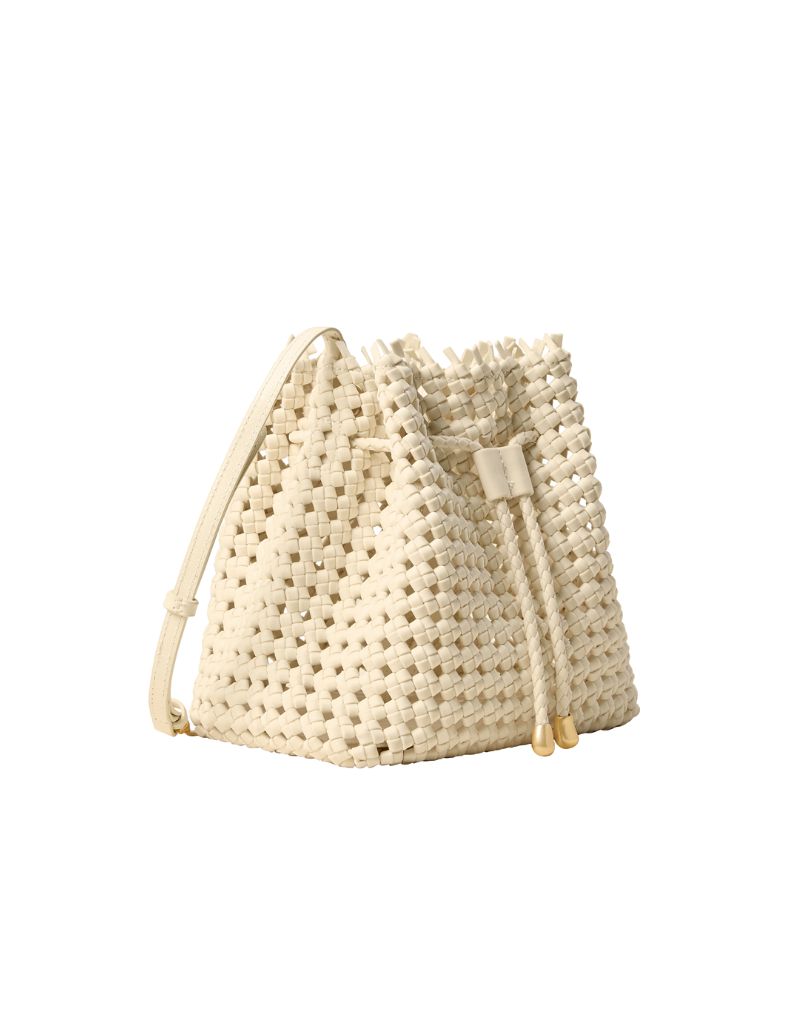 Mallorca Medium Bucket Open Weave Salt