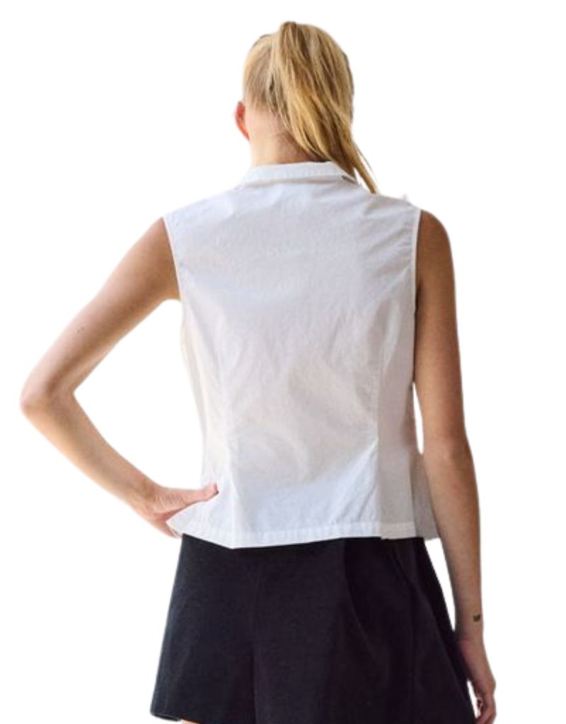 Peter Pan Blouse White