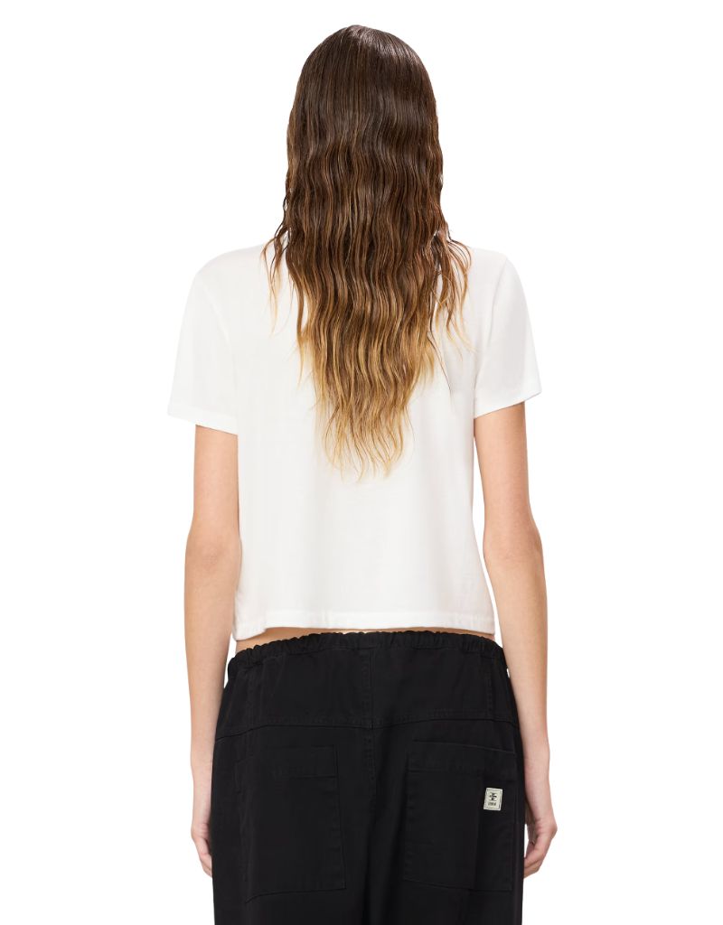 Short Sleeve Boxy Tee CB3029 Ivory