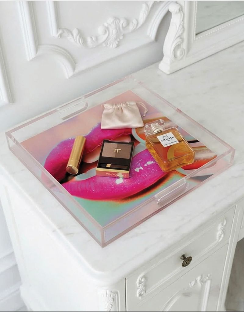 Electric Kiss Acrylic Square 12" Tray