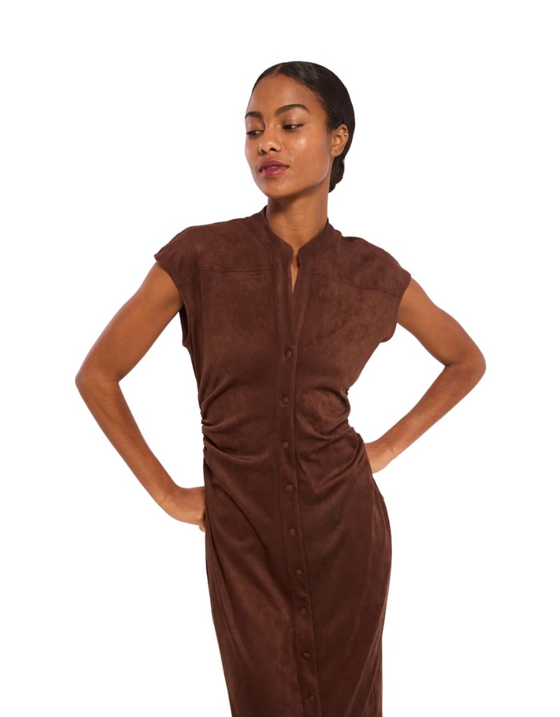 Maud Dress Faux Suede F26