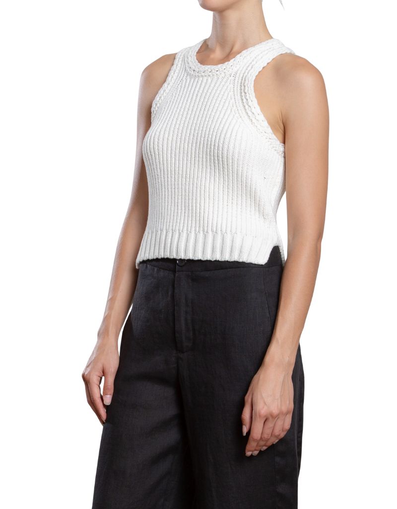 Cecil Tank Sweater Ivory PS26