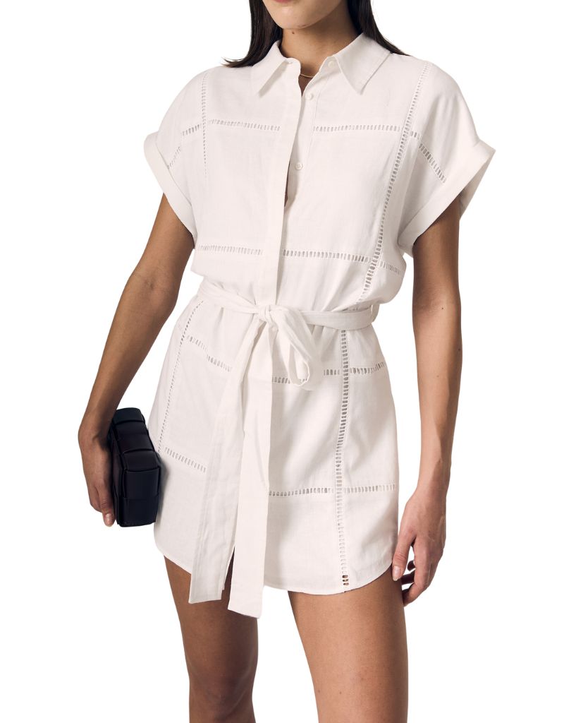 Eyelet Shirtdress White