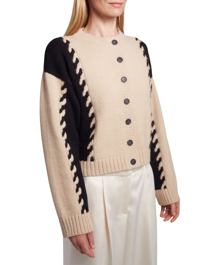 Daria Cardi Pale Camel Black Combo