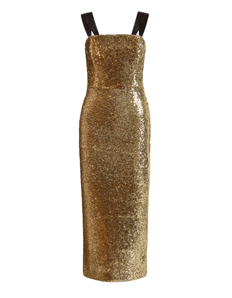 Cambridge Midi Dress Gold