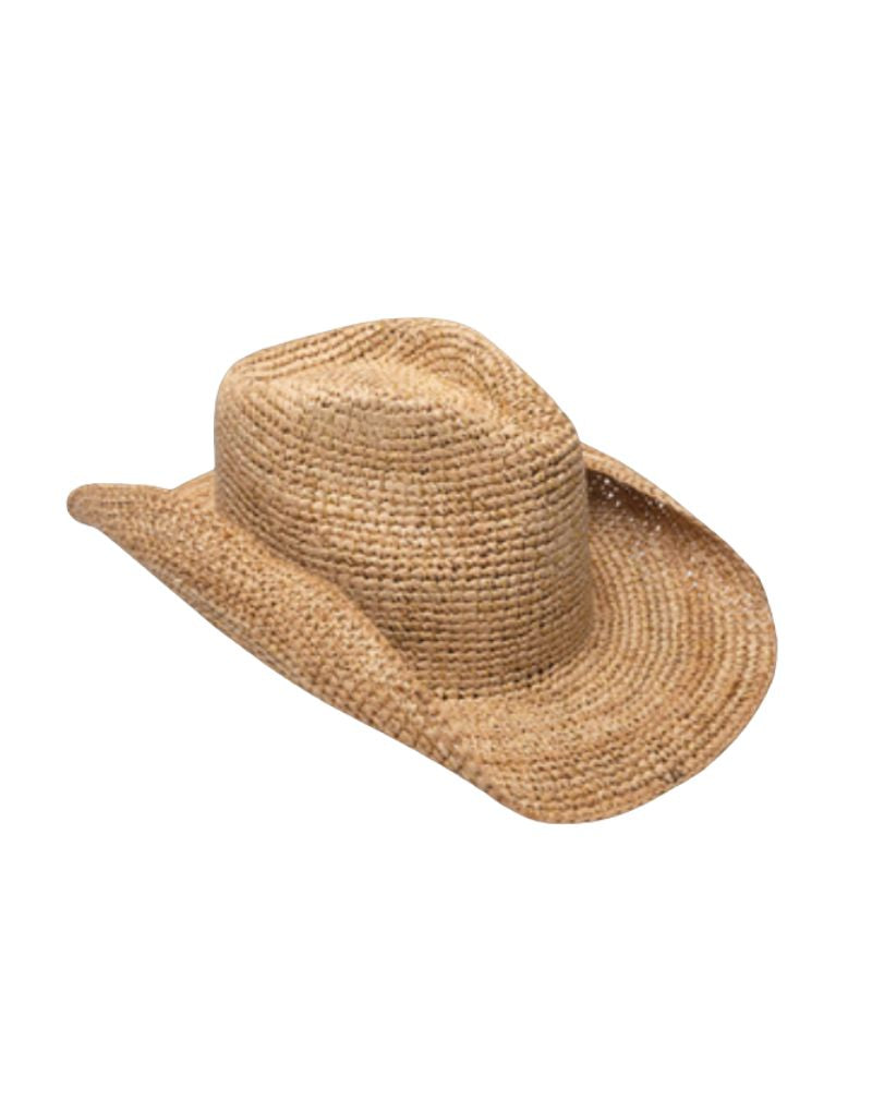 Carrera Hat in Natural & Gold