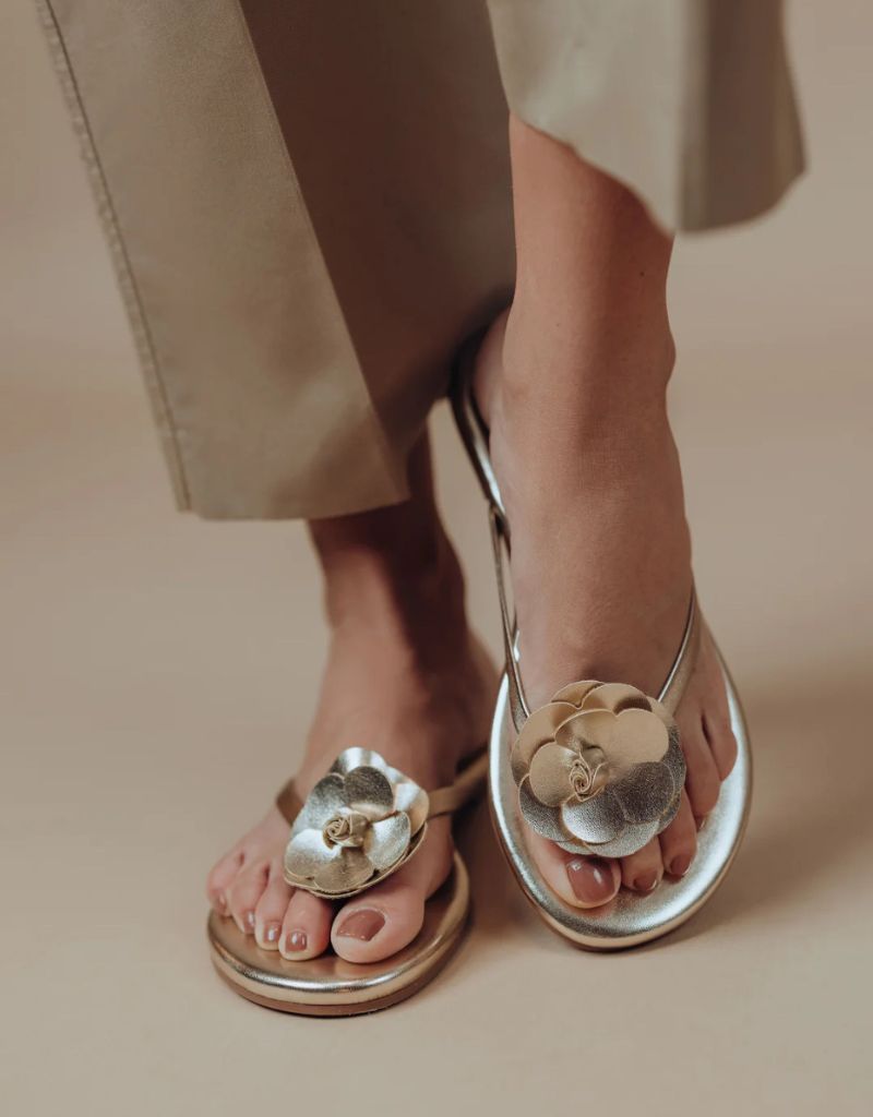 Valentina Metallic Gold