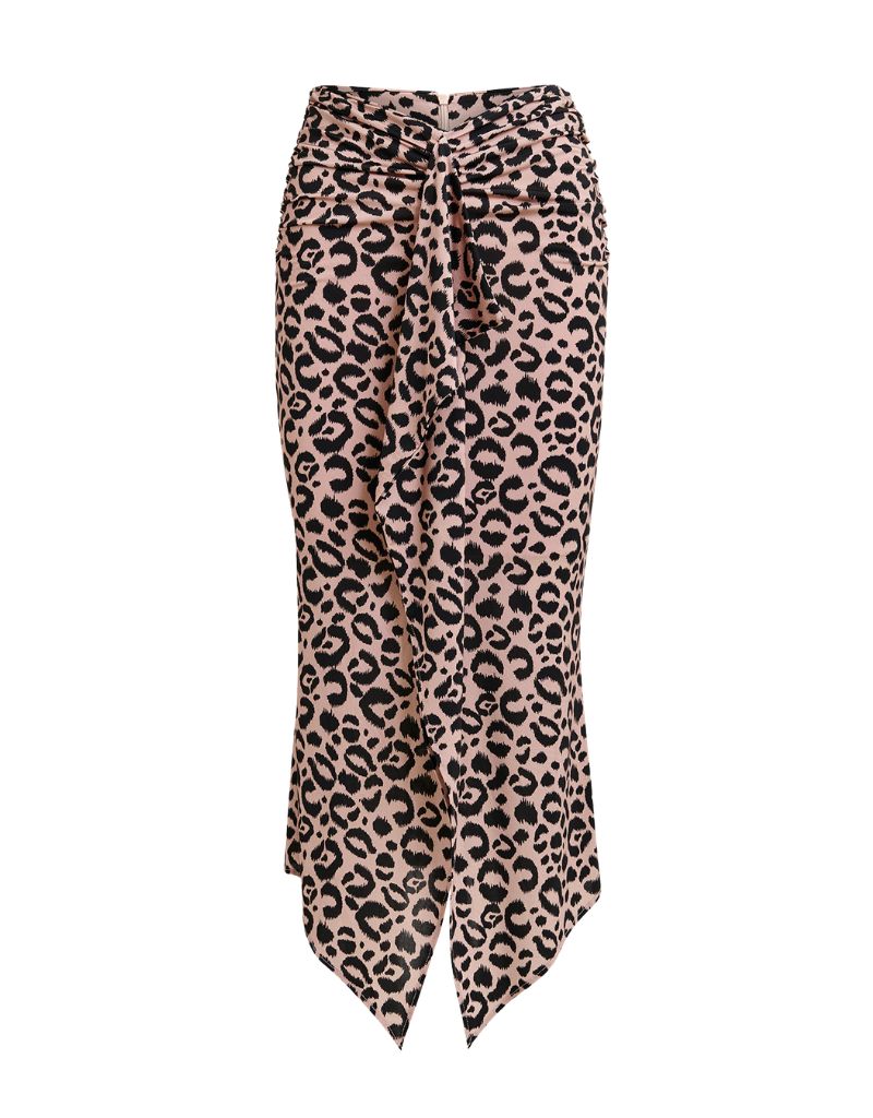 Joya Printed Jersey Skirt Combo Faded Violet
