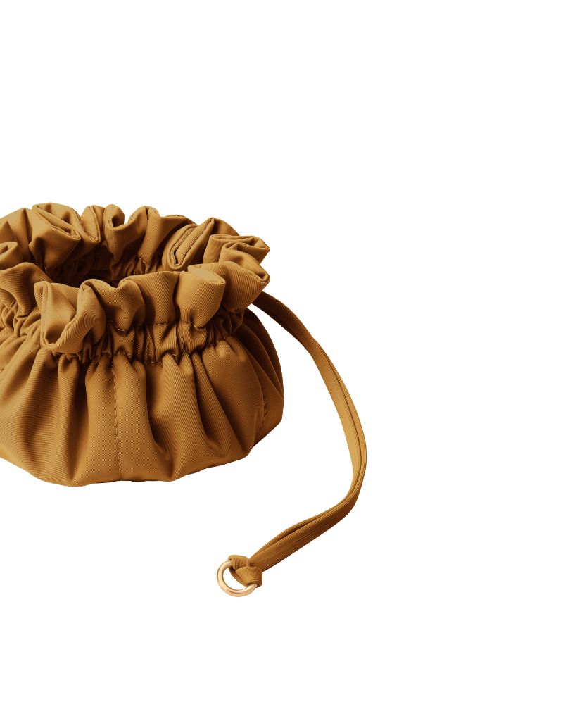 Lotus Petit Jewelry Pouch Tumeric