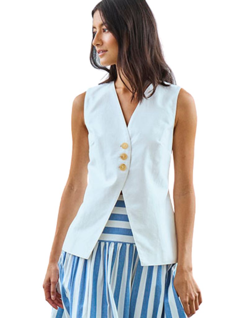 Roma Vest White