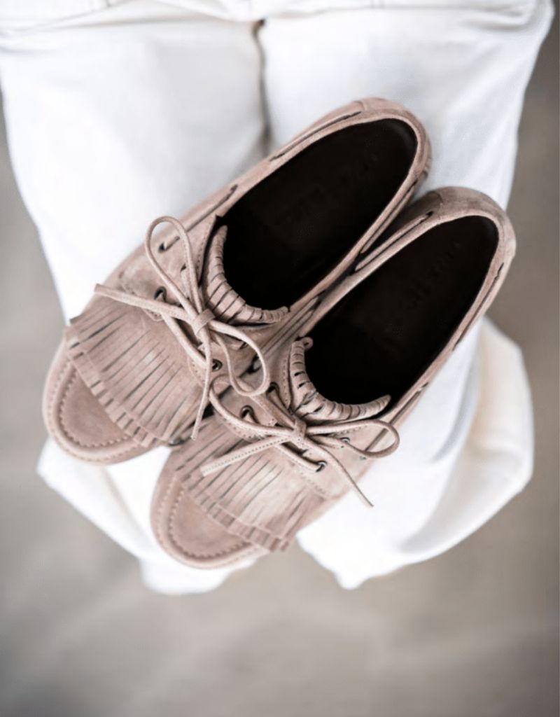 Drop Suede Loafer Mousse