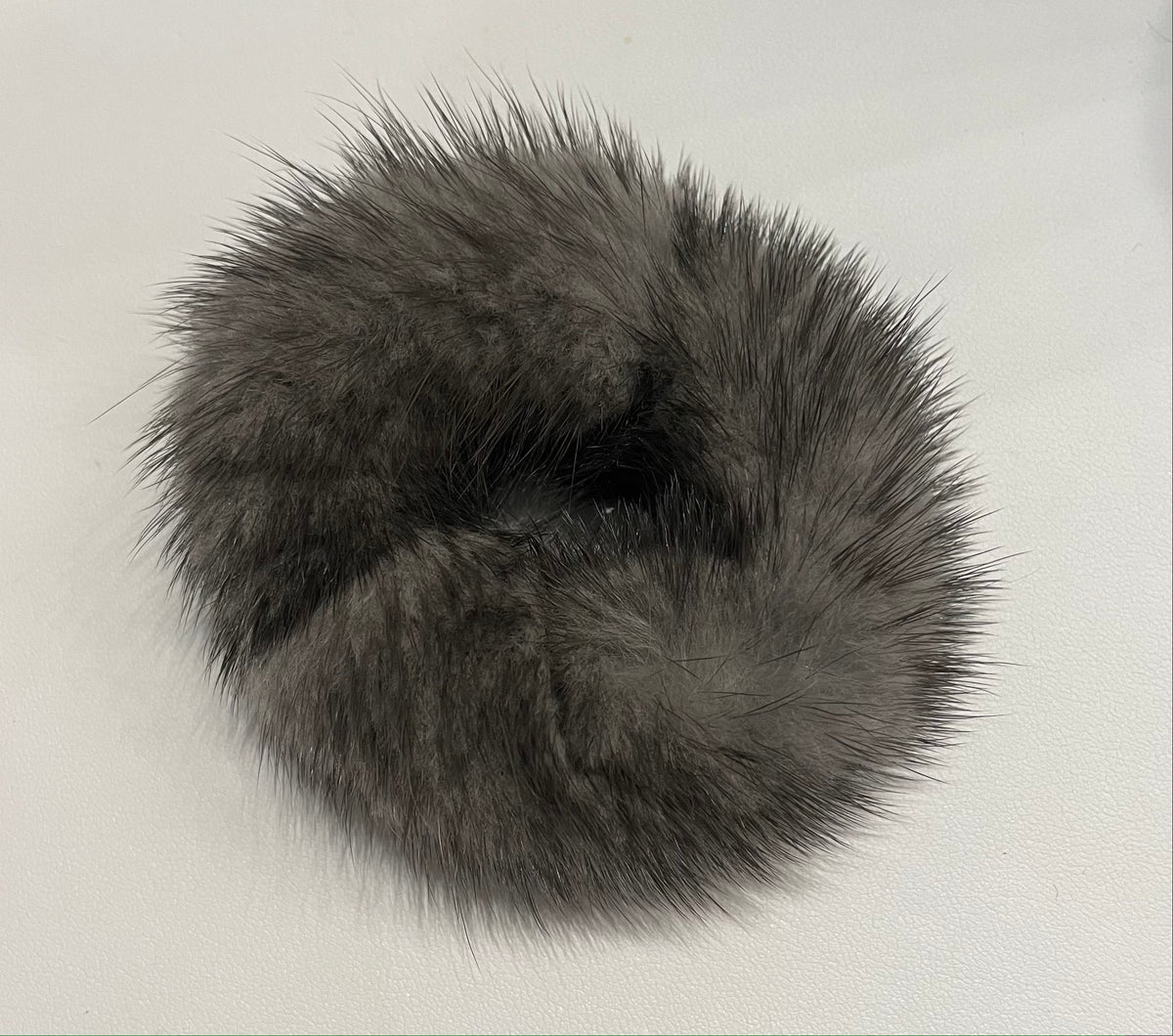 Linda Richards Genuine Mink Fur Hair Tie Scrunchie Black NWT Linda Richards | HT-04 Mink Scrunchies | I Am More Scarsdale main image 4