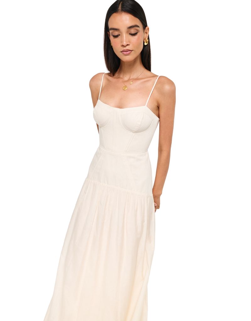Palermo Dress Bone Palermo Dress Bone
