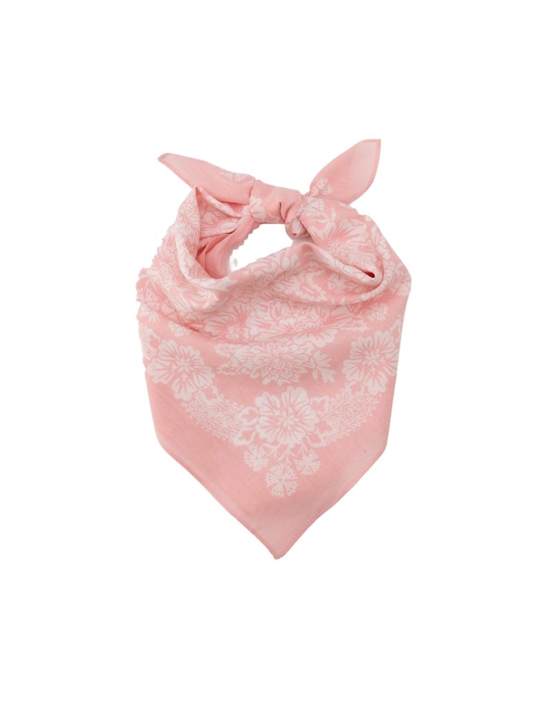 Cotton Blossom Bandana Shell Pink