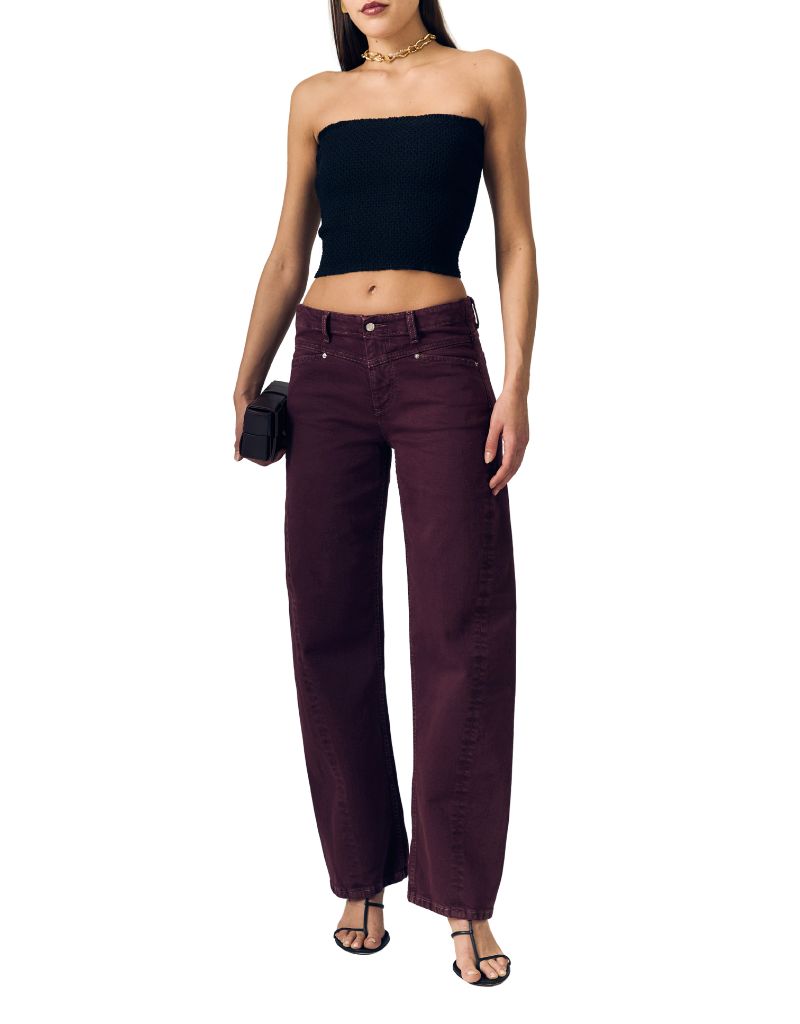 Selena Long Plum Noir