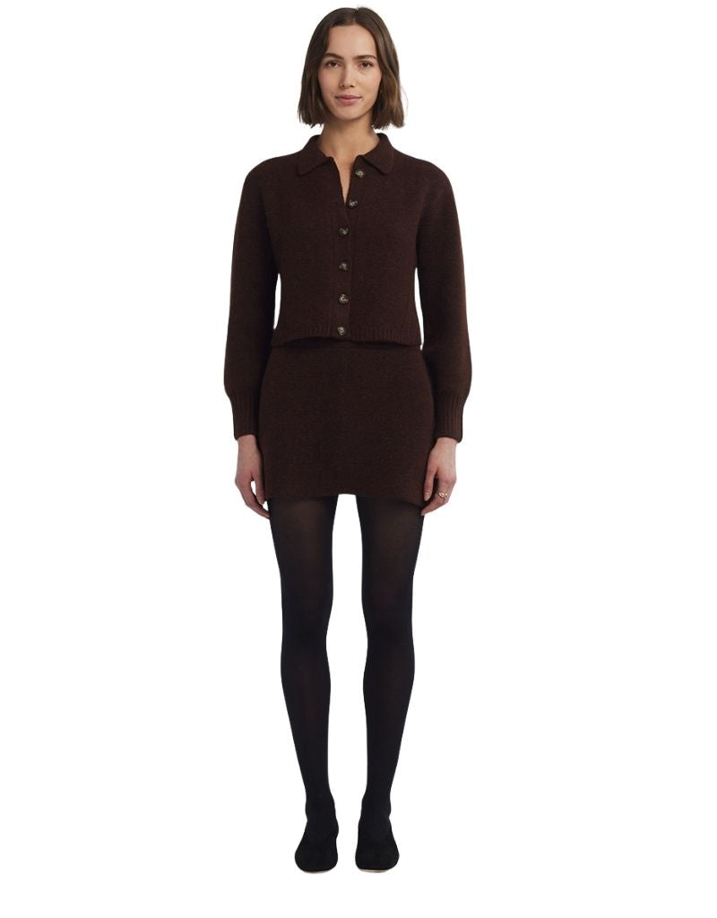 Lydia Mini Skirt Cocoa