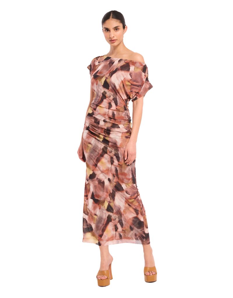 Kiana Dress Abstract Blur F26