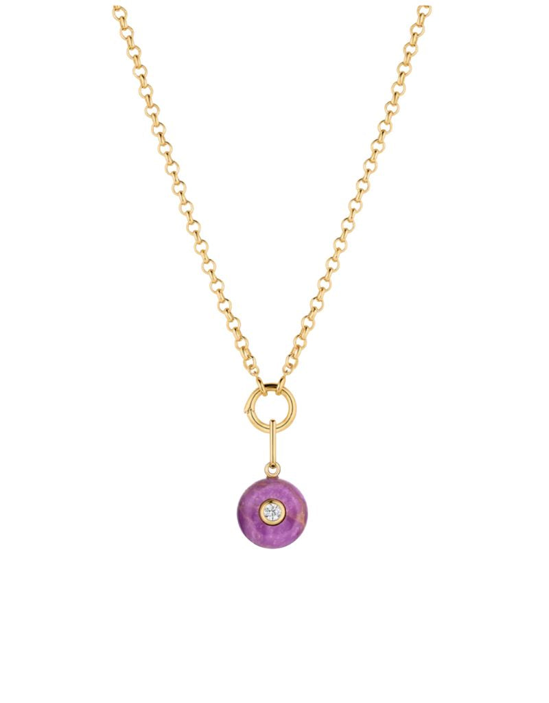 Bon Bon Purple Mica Charm