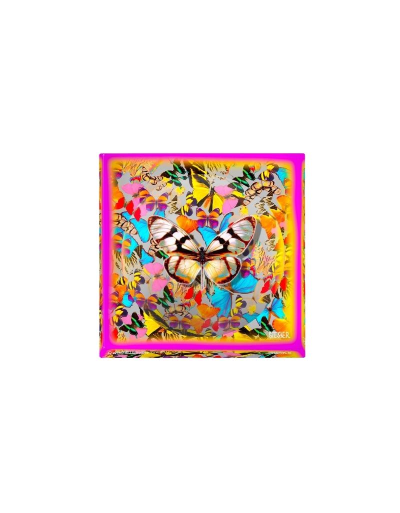 Electric Garden Acrylic Square Dish