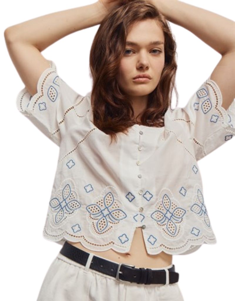 Ariana Blouse Off White