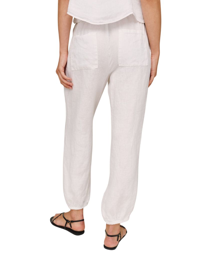 Oversized Femme Jogger White