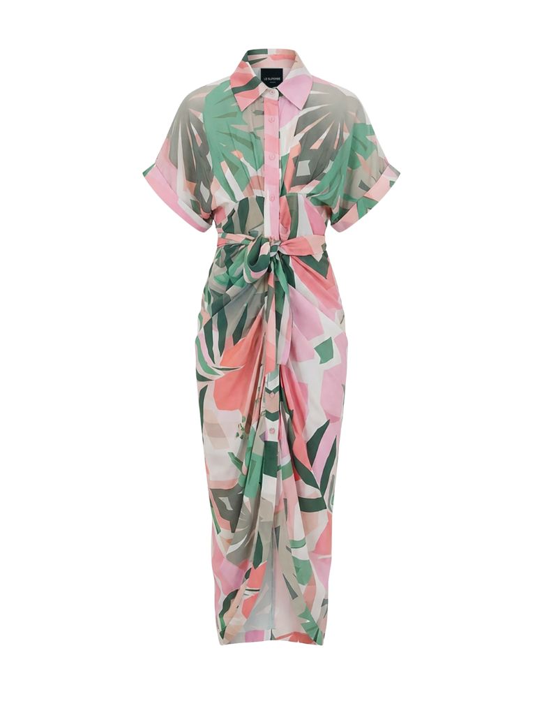 Miko Dress Geo Tropical S26