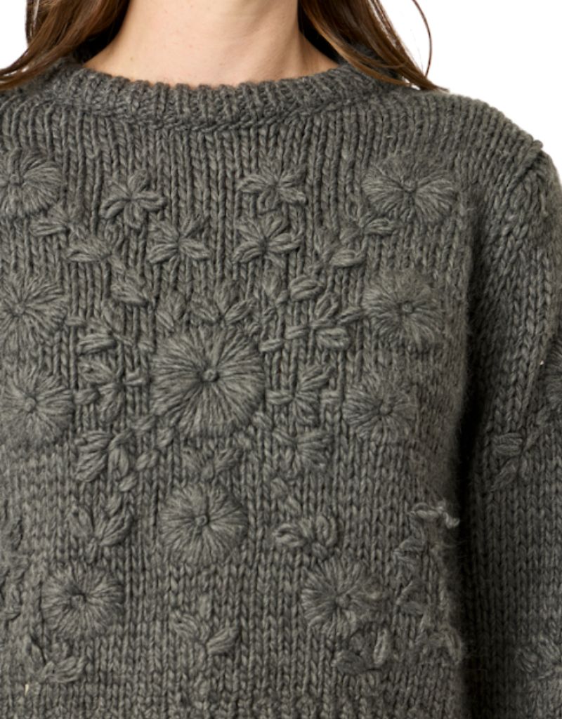 Margaret Crewneck Sweater Charcoal