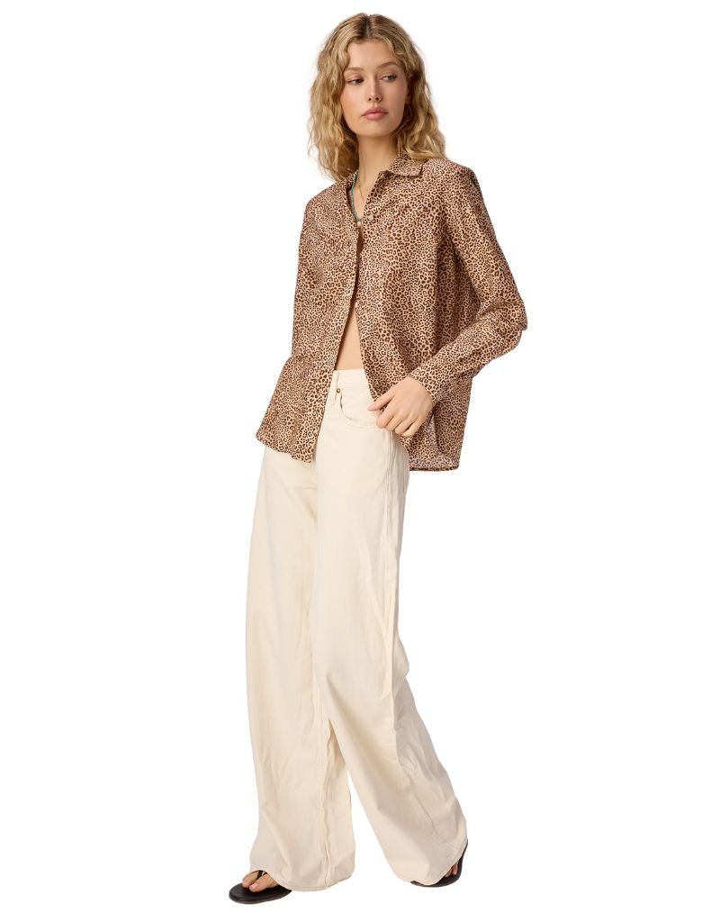 Rafella Silk Cotton Top Leo