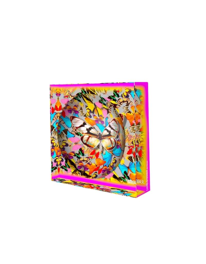 Electric Garden Acrylic Square Dish