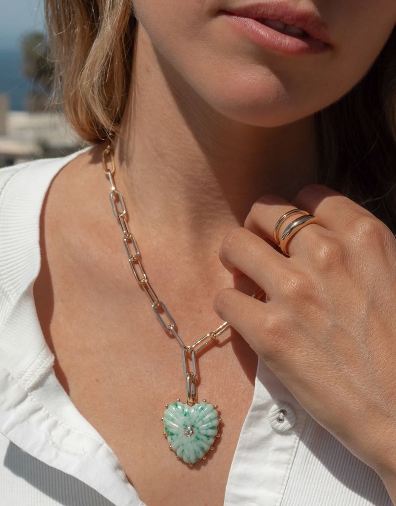 Malene Green Dot Clip Charm