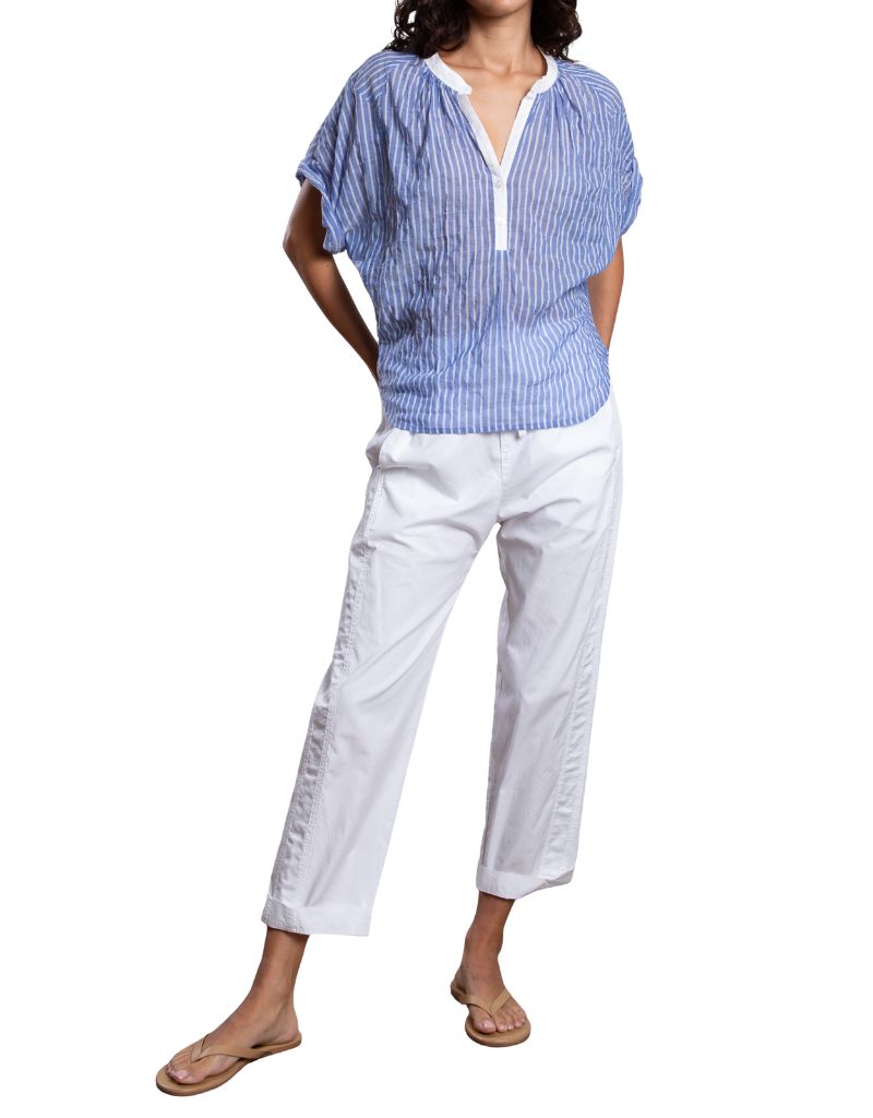 Andy Pant in Paperweight Cotton White