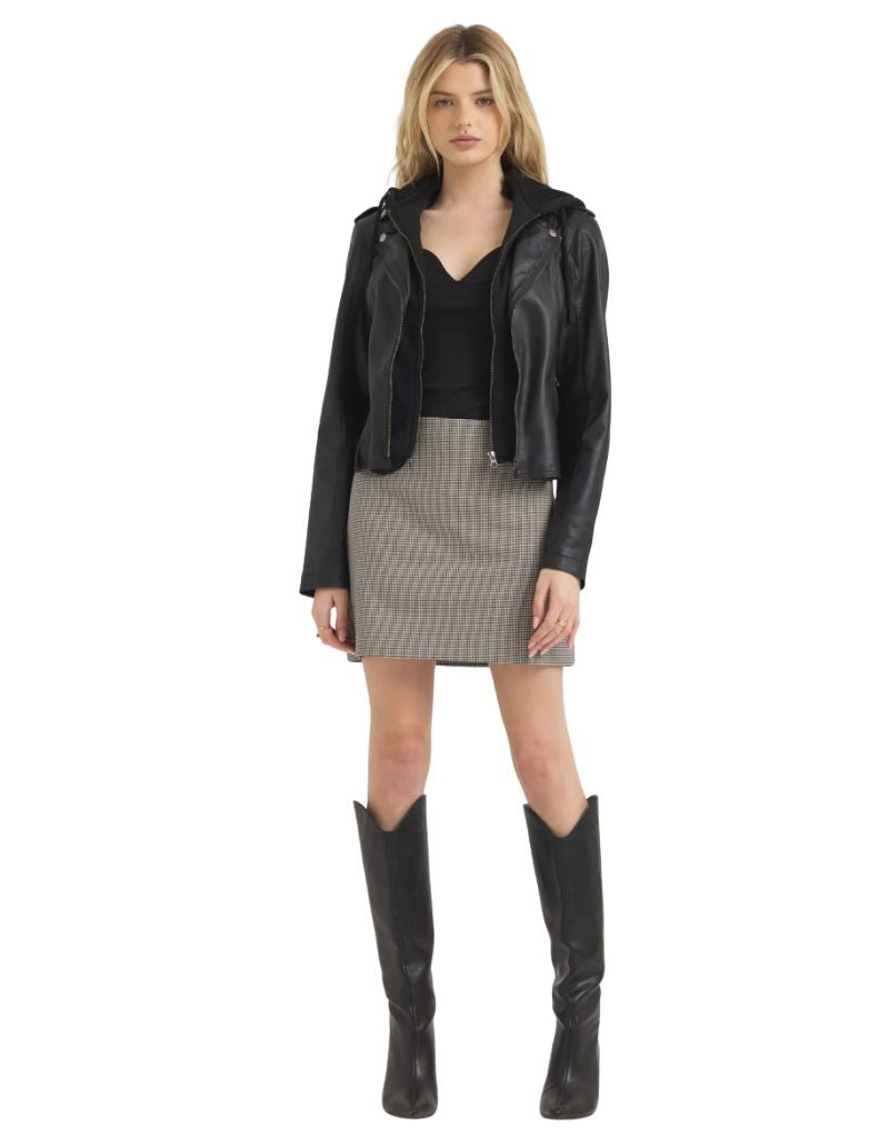 Molly Burnished Leather Black