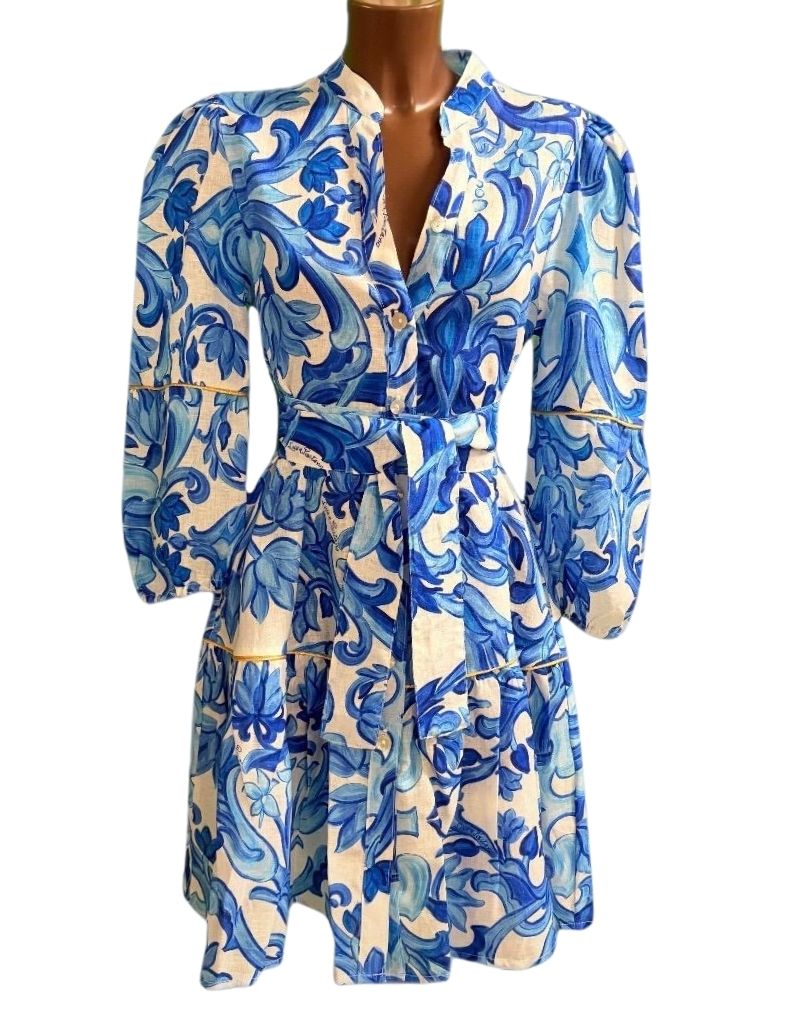 Dress Paulina Pitura Blue