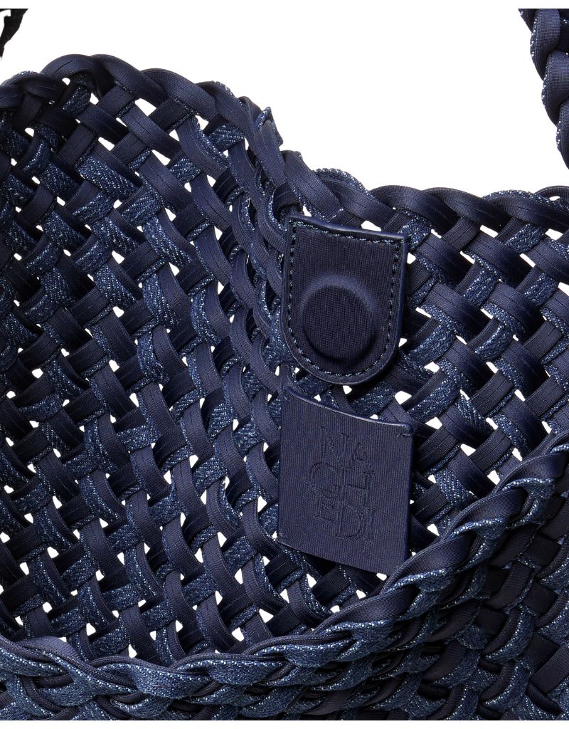 Nomad Medium Hobo Double Weave Indigo