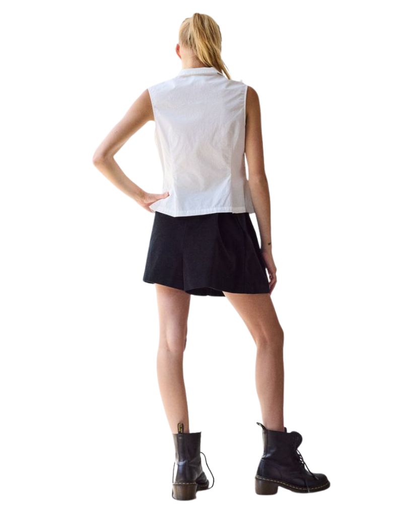 Peter Pan Blouse White