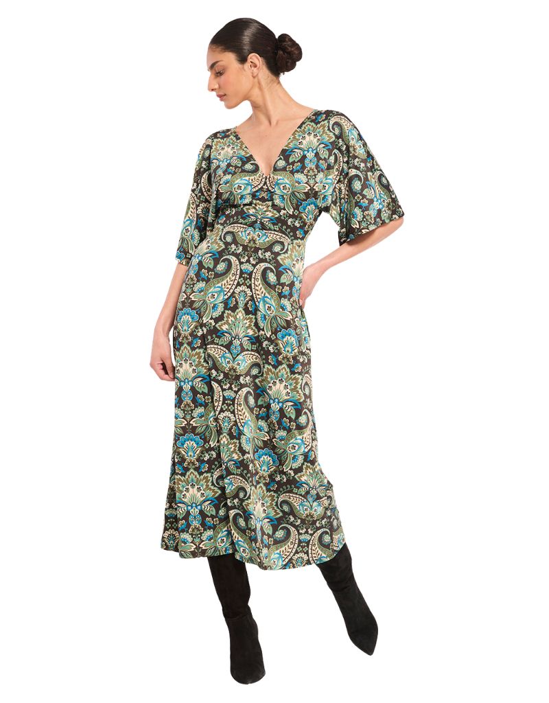Xena Dress Reflective Chintz F26