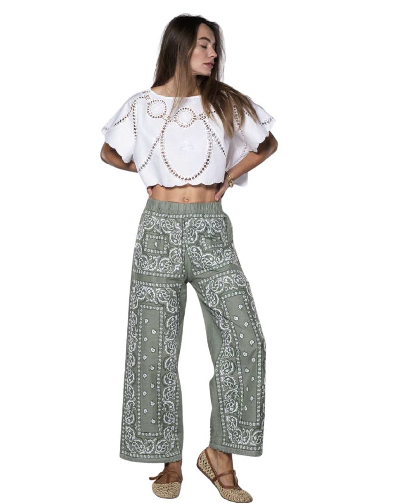 Bandana Long Pants Khaki Su26